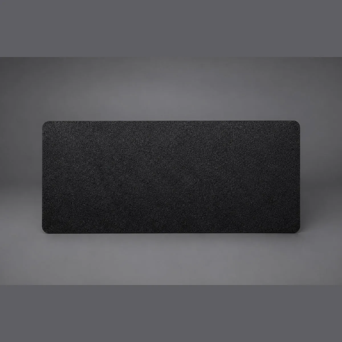 Felt Desk Mat, matte black, on graphite