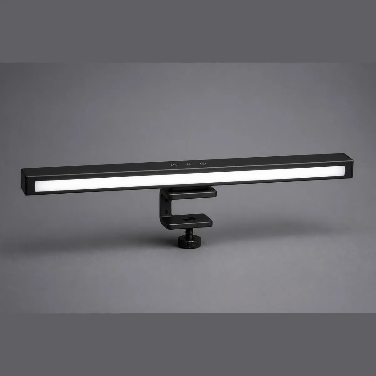 Monitor Light Bar, matte black, on graphite